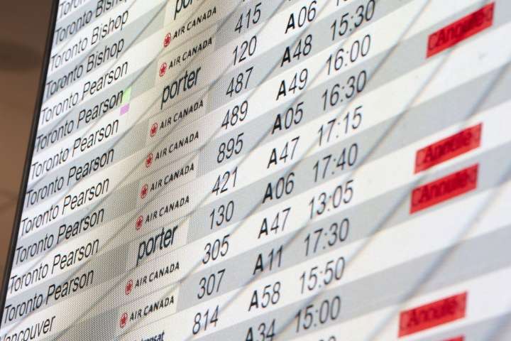 Air Canada routes within North America to ramp up this morning as restart continues