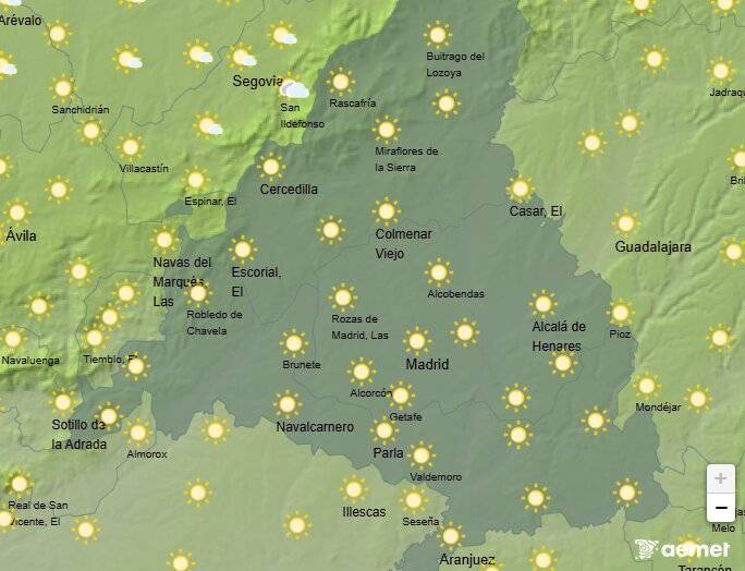 El calor extremo se intensifica hoy en Madrid: hasta 39 ºC en Alcalá, Aranjuez, Pinto y Rivas
