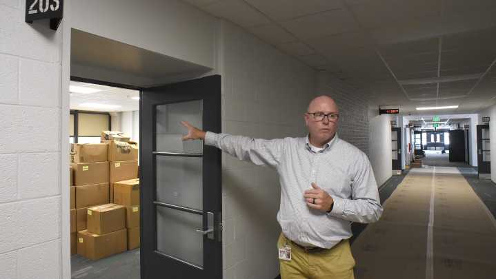 Shaw talks about Waterloo Elementary: 'This building is the template.'
