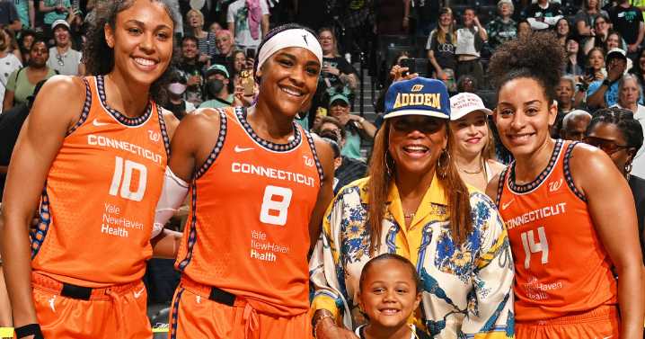Queen Latifah's Son Rebel Joins Mom at WNBA Game in Rare Public Appearance