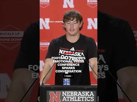 Football player’s emotional press conference sparks conversation