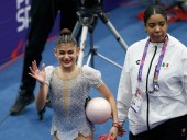 La gimnasta yucateca Ana Luisa Abraham, se lleva el oro en los Panamericanos 2025