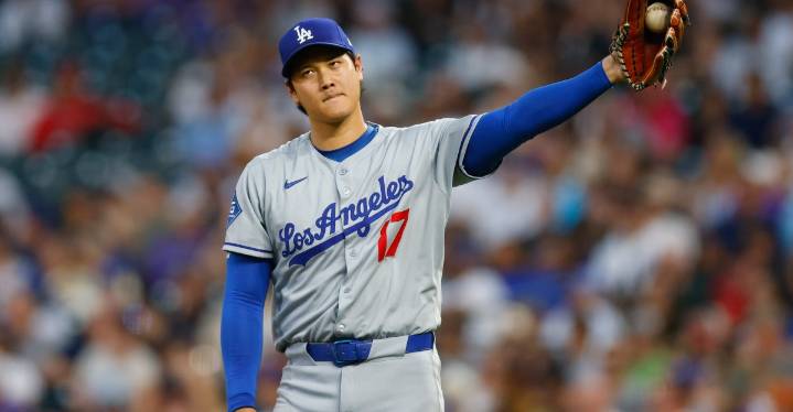Shohei Ohtani hit often in another Dodgers loss to Rockies