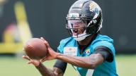 Jaguars rookie Travis Hunter sits out practice 'as a precaution' with an upper