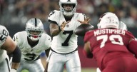 Geno Smith throws TD pass in only drive for Raiders, who fall to Cardinals 20