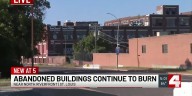Fire along North Broadway highlights ongoing issues with abandoned buildings, illegal dumping