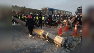 Cercado de Lima: caída de poste generó intensa congestión vehicular en la vía Evitamiento