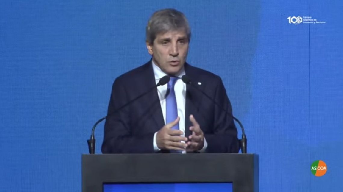 Caputo sobre las derrotas en el Congreso: "No nos vamos a mover un ápice del programa económico"