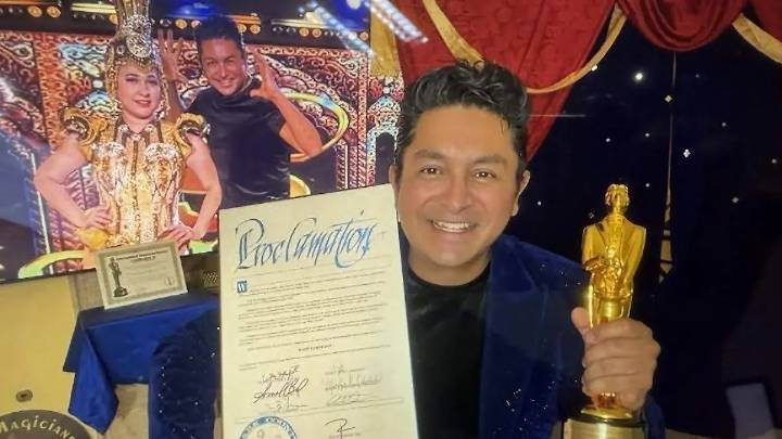 Mago Samed, triunfa en Las Vegas y recibe el “Óscar de la magia”