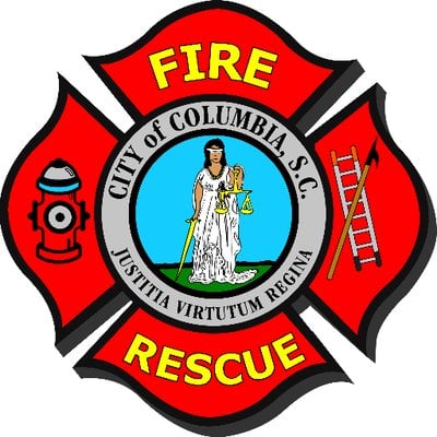 Columbia Fire Department truck involved in accident
