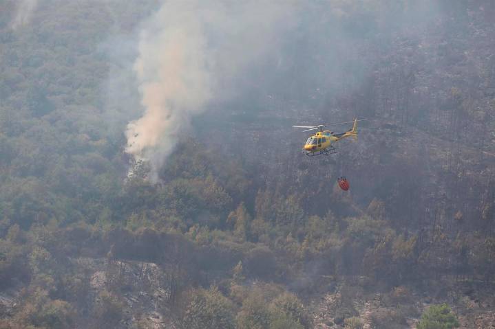 El fuego asola España: dos fallecidos, una veintena de heridos y miles de evacuados y hectáreas quemadas