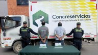 Capturan a dos hombres que estaban robando en las obras del Metro de Bogotá