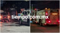 Operativo por fuga de gas natural en Leones Universidad