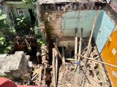 Colapsa 60% de losa en predio en abandono de la Guerrero; autoridades supervisan riesgos