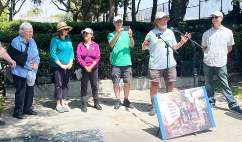 Community Honors Environmental Activist Martin Rubin at Mar Vista Memorial
