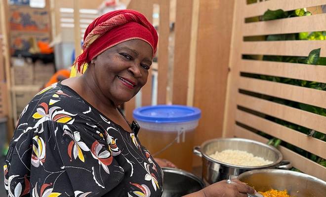 La cocina de la gestora comunitaria Mamá Cielo: un legado de tradición y esperanza en el Petronio Álvarez