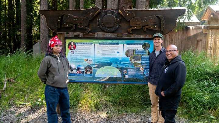 Nuu-chah-nulth artists work with Clayoquot Biosphere Trust