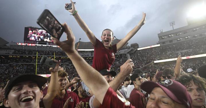 Florida State stuns No. 8 Alabama 31-17, delivering blow to Crimson Tide's playoff hopes