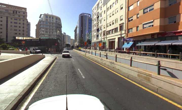 Atropellan a una mujer en el centro de Santa Cruz