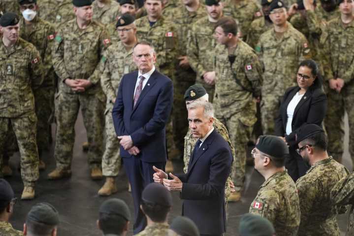 PM Carney to make military announcement, tour facility in Trenton today