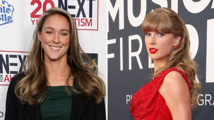 Kylie Kelce Reacts to Travis Kelce and Taylor Swift's Engagement