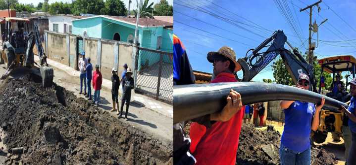 Inicia sustitución de un kilómetro de tubería de agua potable en Zulia