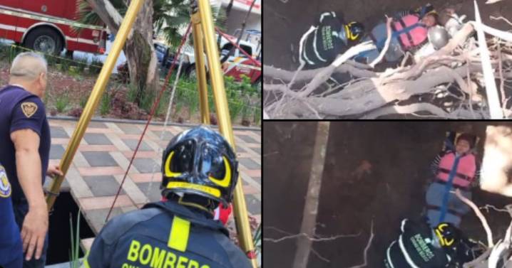 Pisó en el lugar equivocado: Mujer cae en socavón en la alcaldía Gustavo A. Madero