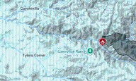 Map: Coyote Fire burning near footprint of 2021’s Caldor