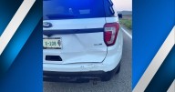 Illinois trooper's car hit in Saline County crash; driver cited, ISP says