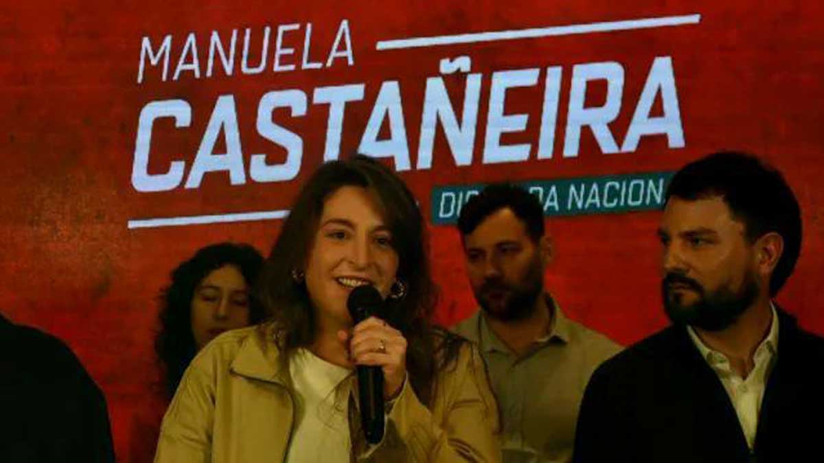 Castañeira lanzó su candidatura como diputada por el Nuevo MAS