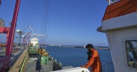 A ship with hundreds of tons of food aid for Gaza nears an Israeli port after leaving Cyprus