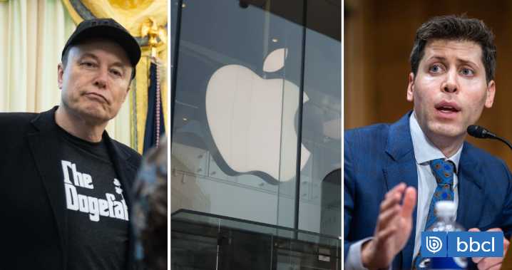 Pelea de "gurús tecnológicos": Musk y Altman se enfrascan por libre competencia de sus apps en Apple