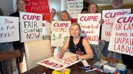 Air Canada flight attendants in Nova Scotia prepare for the picket line