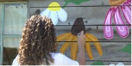 Muralist brightens up Barre