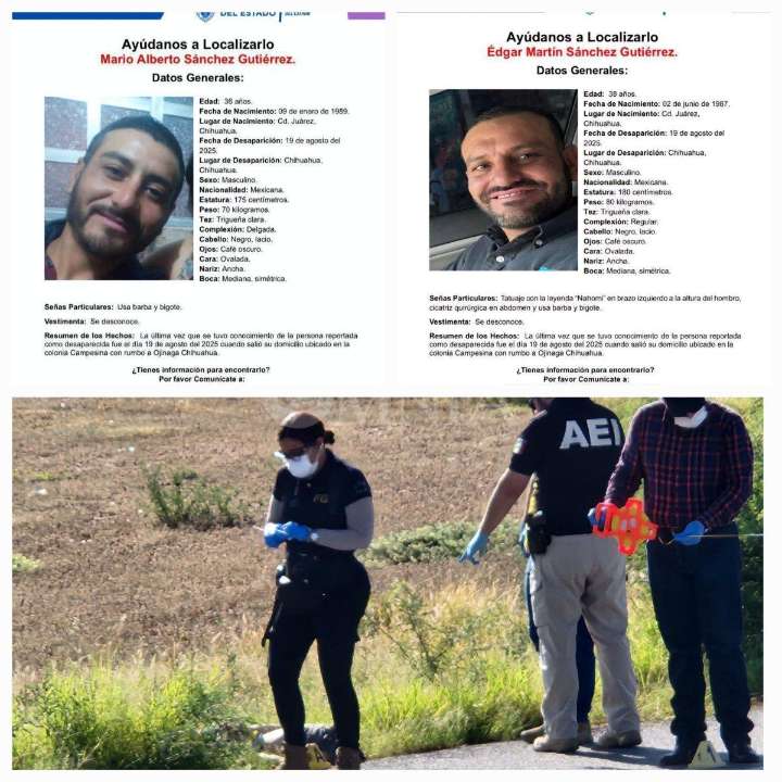 Ejecutados en la carretera a Aldama serían hermanos desaparecidos