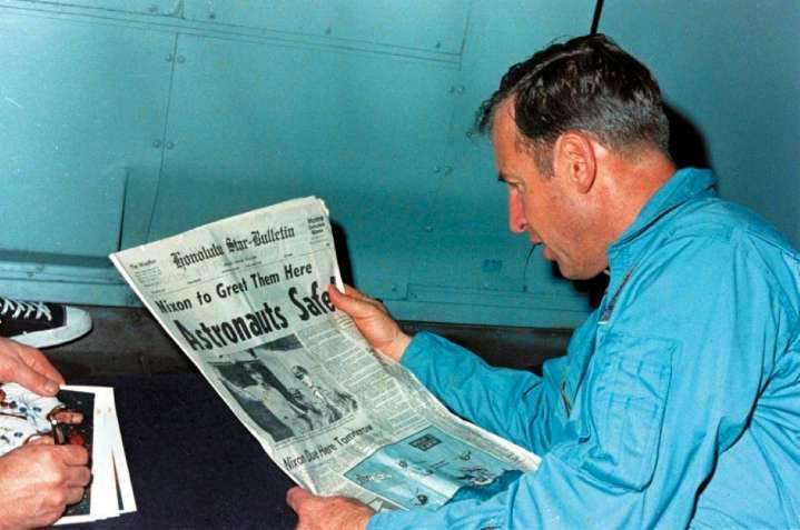 El líder de la misión lunar del Apolo 13, James Lovell, muere a los 97 años