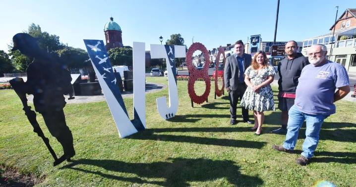 VJ Day memorial unveiled at Middlesbrough Cenotaph