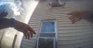 ‘Just jump!’ See N.J. cops catch kid leaping from 2nd floor of burning house