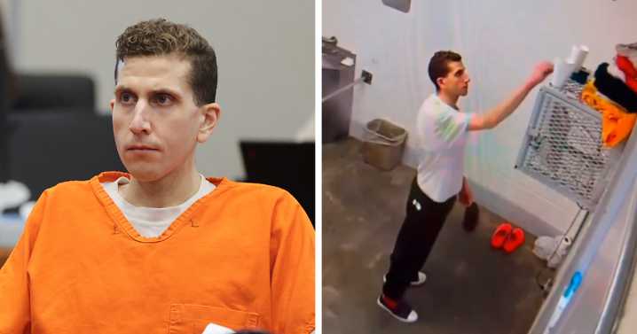 Chilling Footage From Jail Shows Bryan Kohberger With Red Hands As Inmates Torment Him
