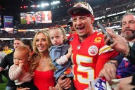 Brittany Mahomes and Kids Cheer on Patrick Mahomes at Chiefs Game
