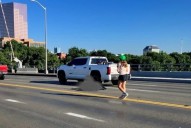 Police search for truck driver who hit cyclist on Morrison Bridge and fled