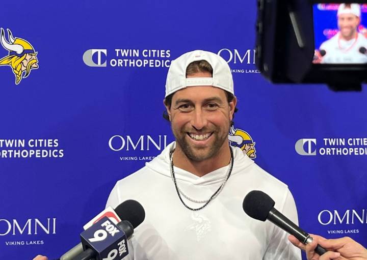 Adam Thielen is back home with the Vikings and he couldn’t be happier