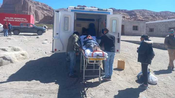 El Tolar: por primera vez un paciente pudo ser trasladado en ambulancia