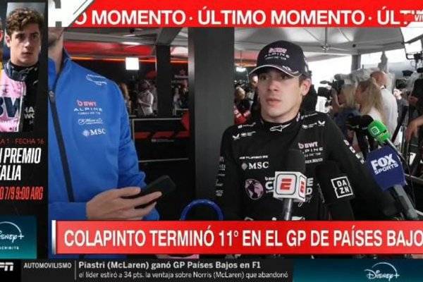 Colapinto no se guardó nada y apuntó contra el equipo Alpine por «no hacer un mejor trabajo»