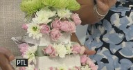 How to make the “Book Stack” floral centerpiece