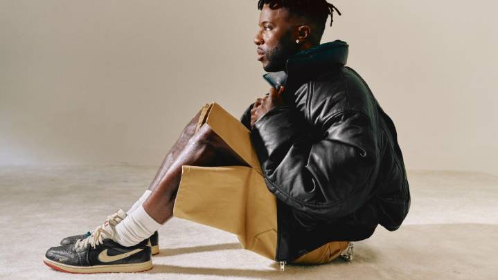 Nigel Sylvester Models Dsquared2 and Juun.J With Jordan Sneakers for FN Cover Shoot [PHOTOS]