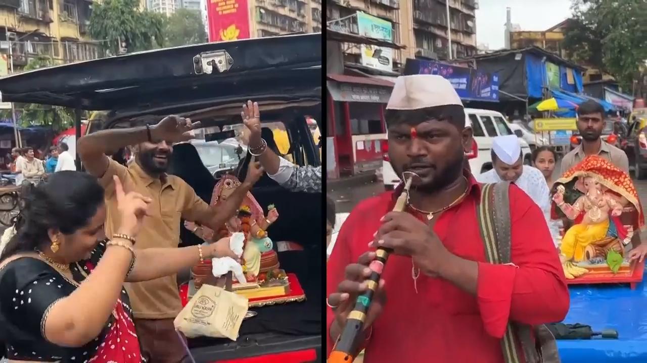 Hindu devotees in India celebrate birthday of elephant-headed god in Ganesh festival