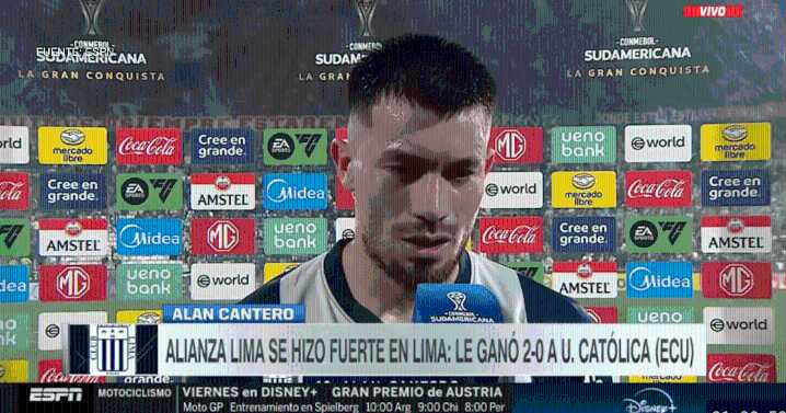 Alan Cantero deja emotivo mensaje tras darle el triunfo a Alianza Lima ante U. Católica por Copa Sudamericana: "Venía sufriendo con lesiones"