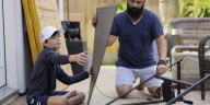 Instead of a $50,000 solar panel on your roof, how about a $2,000 one small enough to fit on your deck? 'We thought absolutely, let’s do this right away'