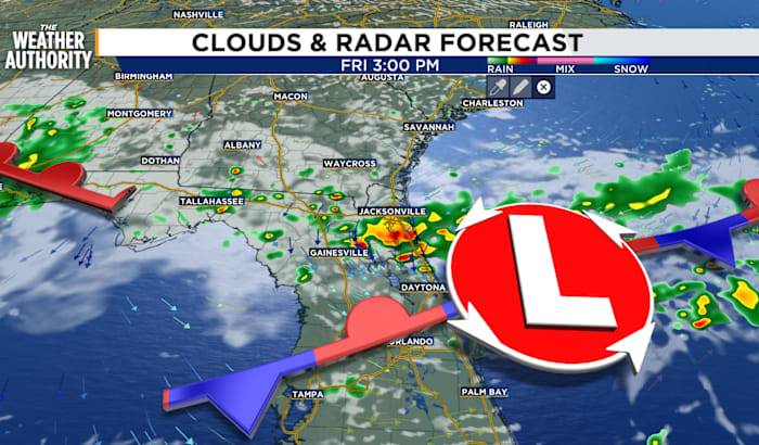 Rounds of rain through Labor Day weekend